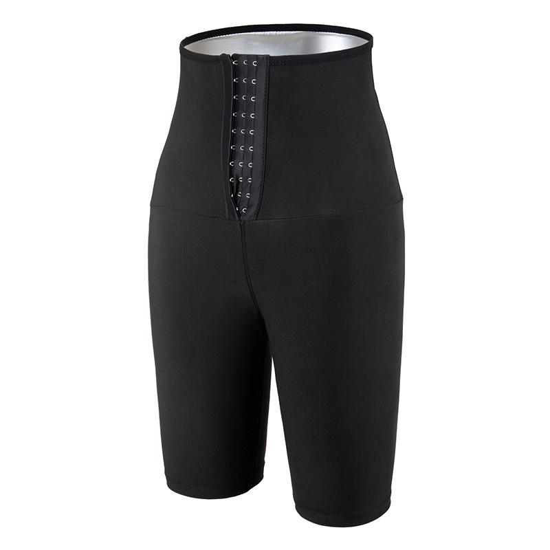 PU Thermo Sweat Sauna Shorts Dámské Trenažér do pasu Hubnutí Fitness Shapers Páté kalhoty