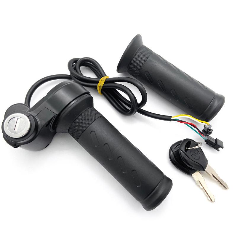 

Ручка газа с полным поворотом для электровелосипеда с 2 ключами, совместимая с Ridstar Q20/Q20Lite/Q20Pro/H20/H26Pro/H20 Pro B