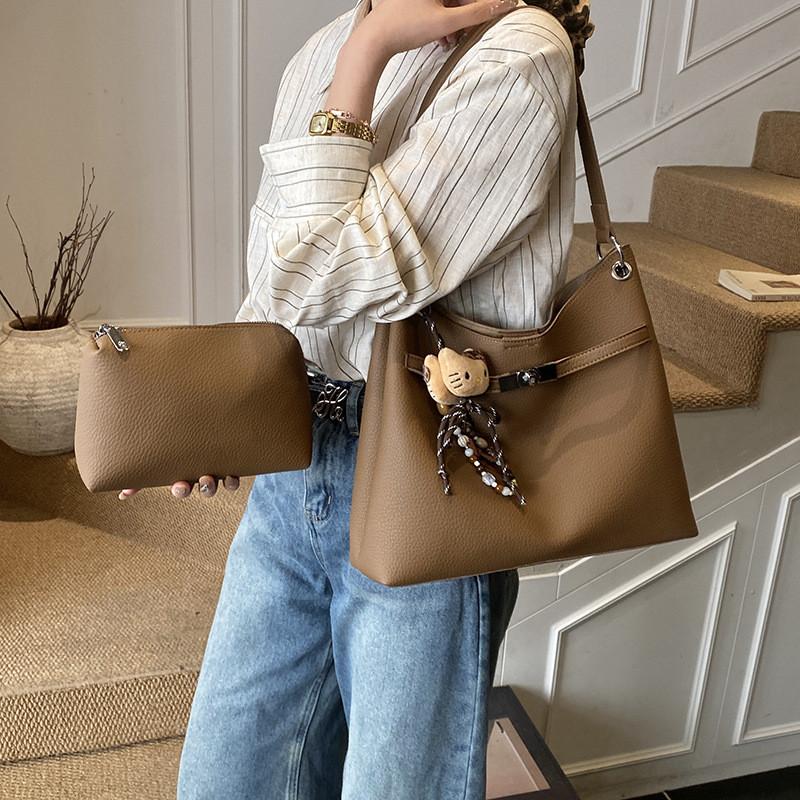 IELGY Ladies Messenger Bag Lazy Style Commuter Retro Tote Bag Shoulder Simple Large Capacity No Pendant