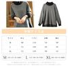 R6seven High Long Solid Voluminous Faux Long Loose Cotton Workwear for Dates Women's Hoodie, Sweatshirt, Neck, Sleeves, Color, Ribbed, Sleeves,