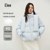 Women's Short Puffer Down Jacket with Scarf Hood