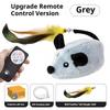 Automatic Sensing Moving Mouse Interactive Cat Toys Electronic Remote Squeaky Cat Toy For Kitten Usb Rechargeable Pet Plush Toy