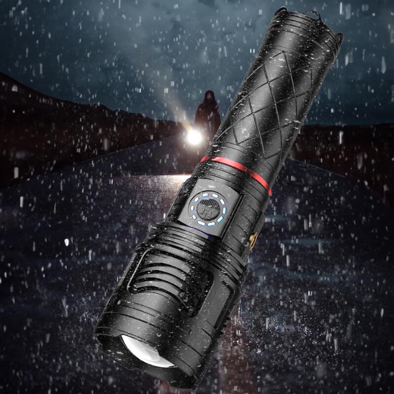 WIDE AWAKE Rechargeable Zoom Flashlight