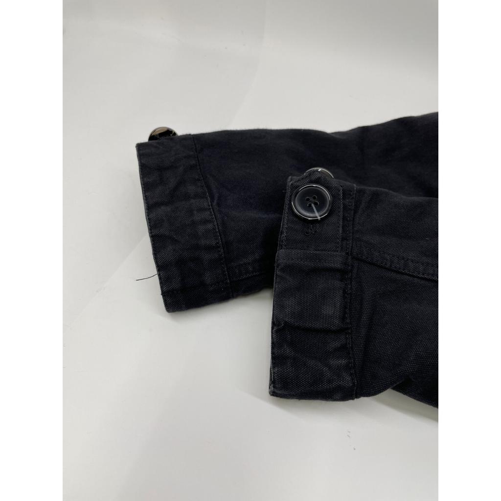 YVES SALOMON [HOMME] 7WHM15891CV1W Black Rabbit Fur Mod Coat coat 44 blackUsed