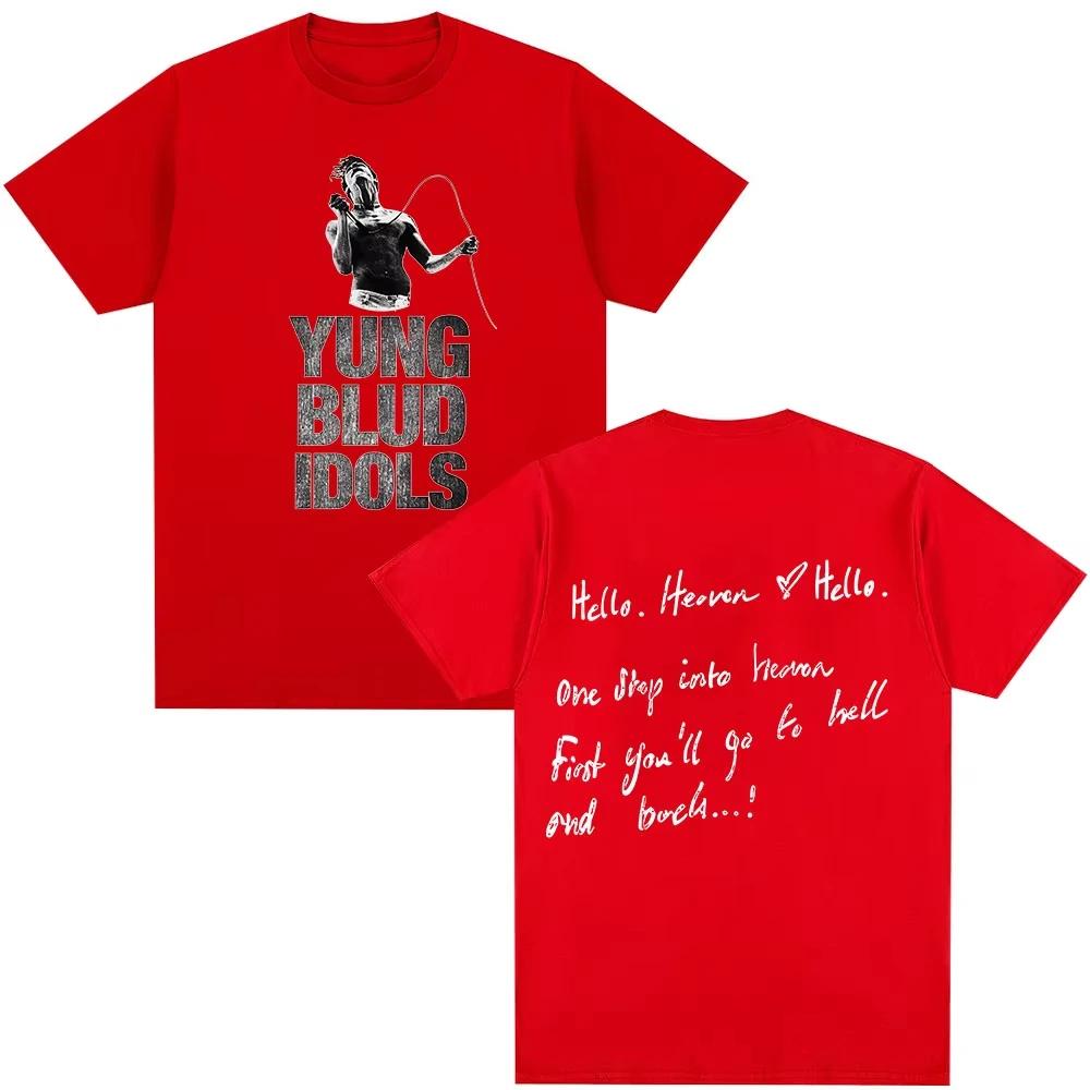 

Yungblud IDOLS Album Tour 2026 T Shirt Men Women Hip Hop Short Sleeve Tshirts Casual Cotton Oversized Tee Shirt Tops Streetwear S