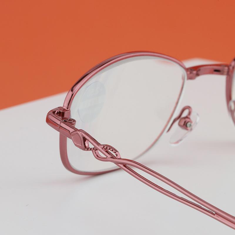 Foldable Reading Glasses High-Definition Anti Blue Light Glasses Women'S Portable Anti Fatigue Presbyopia Glasses