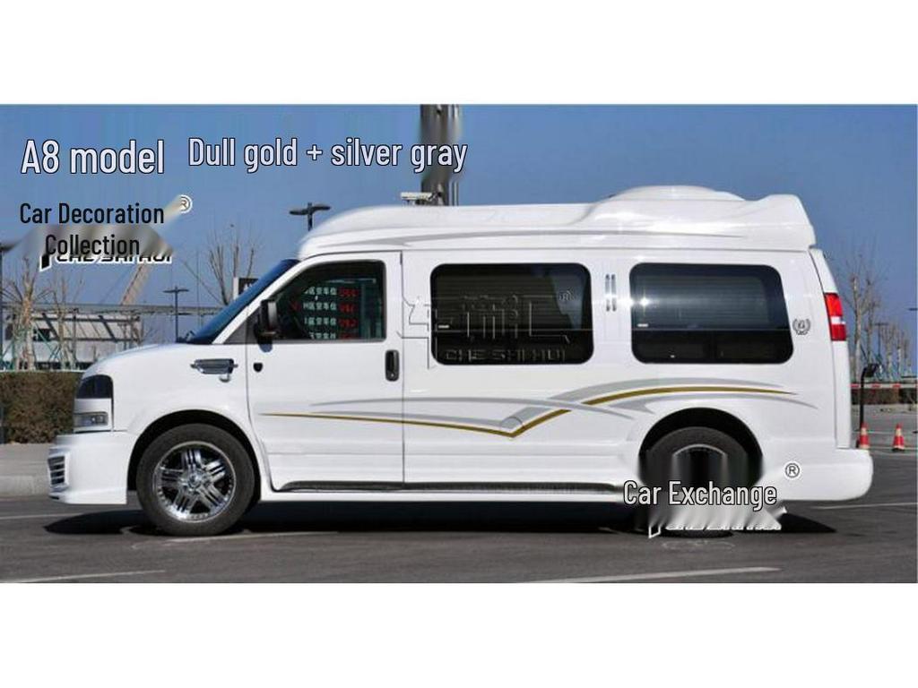 GMC Savana Business Star Decorative Car Stripes Decals