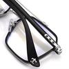 William Chan Anti-Blue Light Retro Large Frame Glasses with Double Bridge, Fashionable Myopia-Ready.