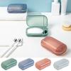 Sealed Square Travel Soap Box Waterproof Soap Container Portable Soap Dishes Organizer  for Home