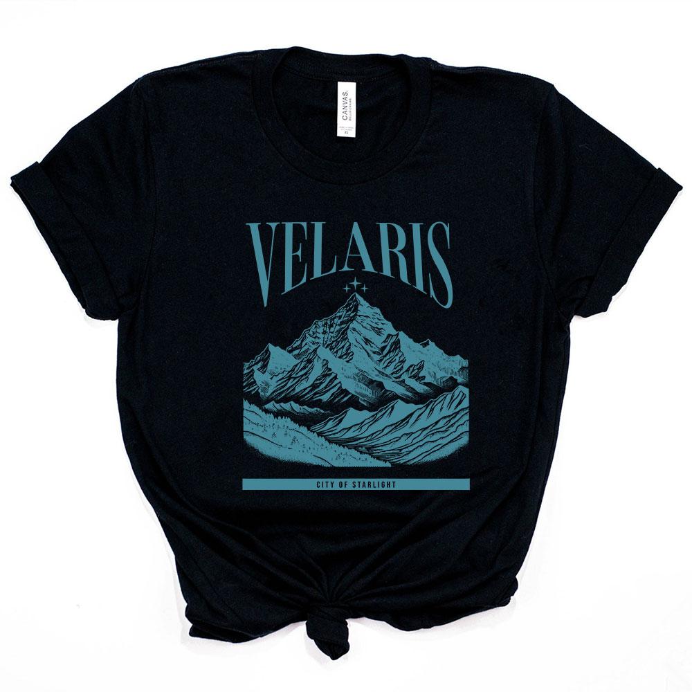 SJM Velaris Shirt ACOTAR Tshirt ACOMAF City of Starlight Night Court Rhysand Tees Sarah J Maas Bookish Apparel Book Lover Gift