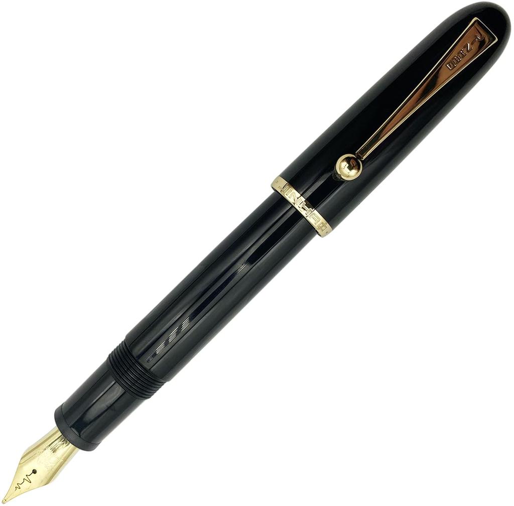 Gullor Acrylic Fountain Heartbeat Fine Nib Pen, Tip, Black, (0.5mm)