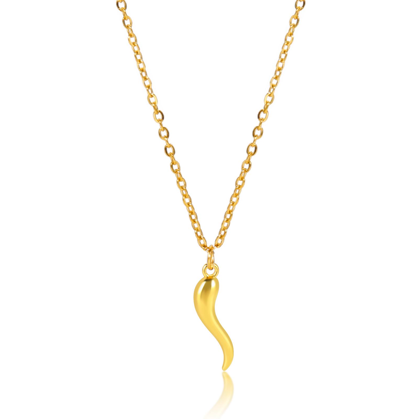 Fashion Minimalist Personality Trendy Cylinder Pendant Necklace Women Jewelry золотой
