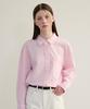 Tudment (Seersucker) Classic Stripe Shirt Pink