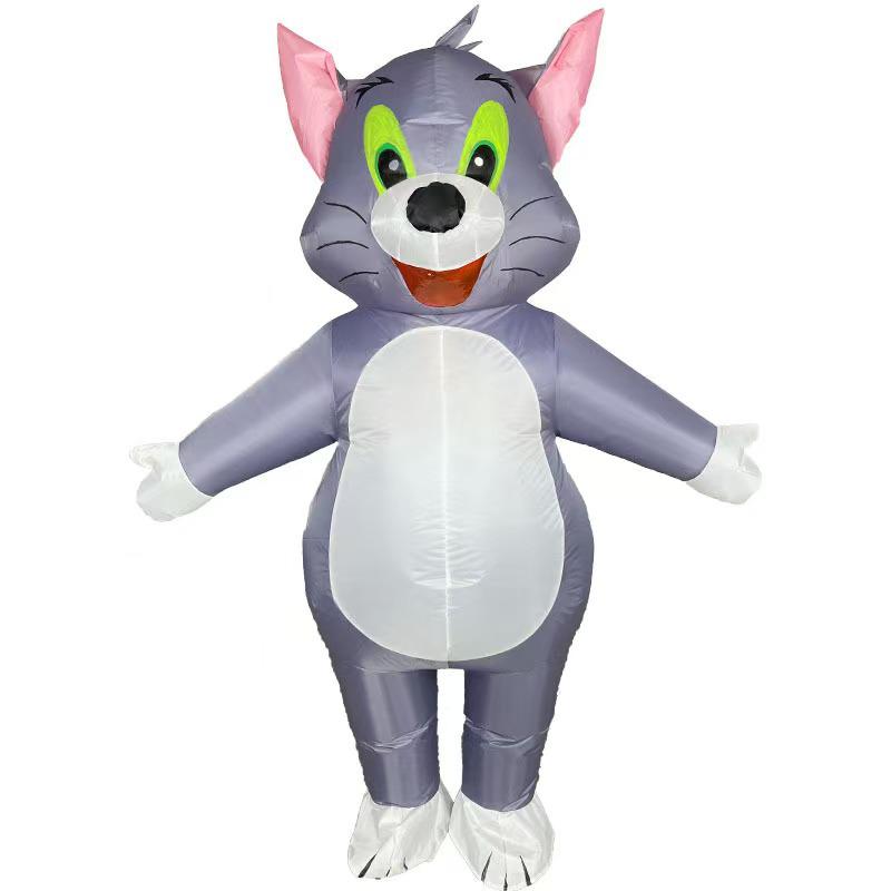 Cartoon Character Parent-Child Inflatable Costume for Holiday Parties
