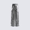 Mens Vintage Straight Leg Cargo Pants Street Style Loose Fit Durable Casual Trousers