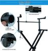 Keyboard Riser X-Stand Double-Tier Electronic Organ Performance Stand - Musical Instrument Accessory.