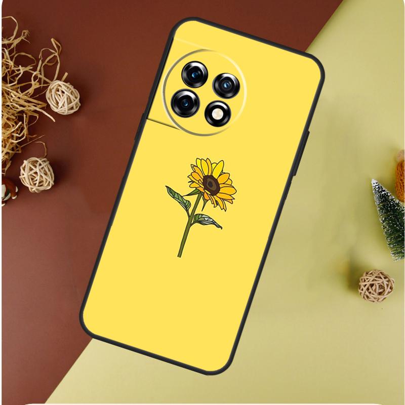 Summer Daisy Sunflower Floral For OnePlus Nord CE 4 3 2 Lite N20 N30 9 10 Pro 8T 9RT 10T 10R 13R 12R 11 12 13 Phone Case