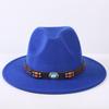 Popular European and American Classic Simple Flat-brimmed Top Hat Men's and Women's Fashionable and Elegant Versatile Jazz Hat Top Hat