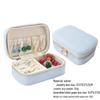 Velvet Mini Jewelry Box Keychain for Earrings & Rings