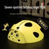 Ladybug Silicone Night Light: Rechargeable LED Bedside Ornament