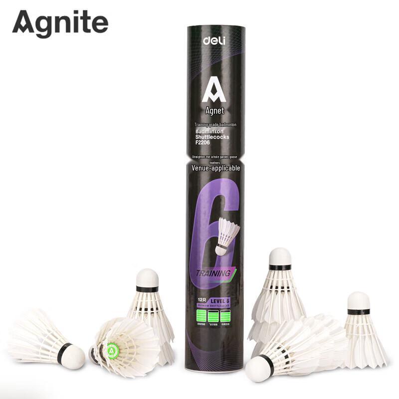 Ange Nait F2206 Goose Feather Badminton Shuttlecocks (12-pack)