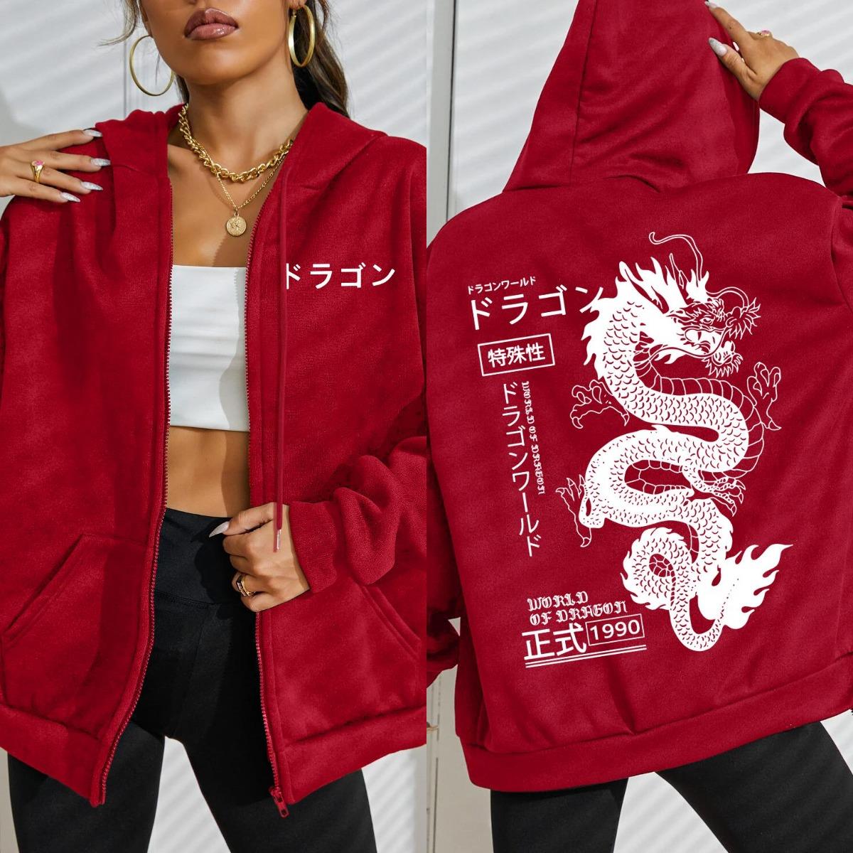 

Мир Дракона Специальный 1990 Шаблон Женское Худи на Молнии Модное Флисовое Худи Повседневная Осенняя Спортивная Одежда Ретро Свободное M