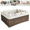Rattan Storage Basket for Household Items The Tabletop Kitchen