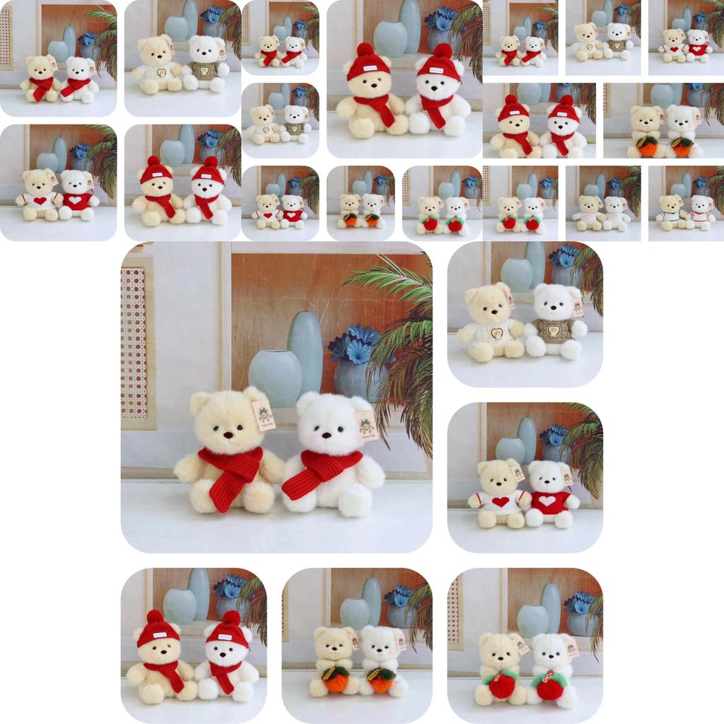 Adorable 23cm Teddy Bear Plush Toy Soft Cuddly Doll For Birthdays And Gifts