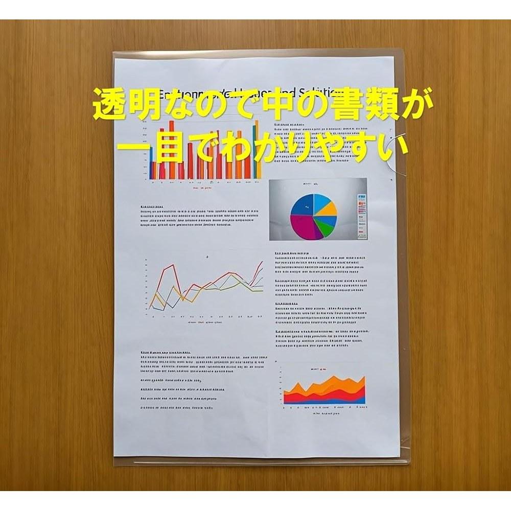 URU-ZON A4 Clear Folder 50 Sheets 310×220mm Thickness 0.15mm
