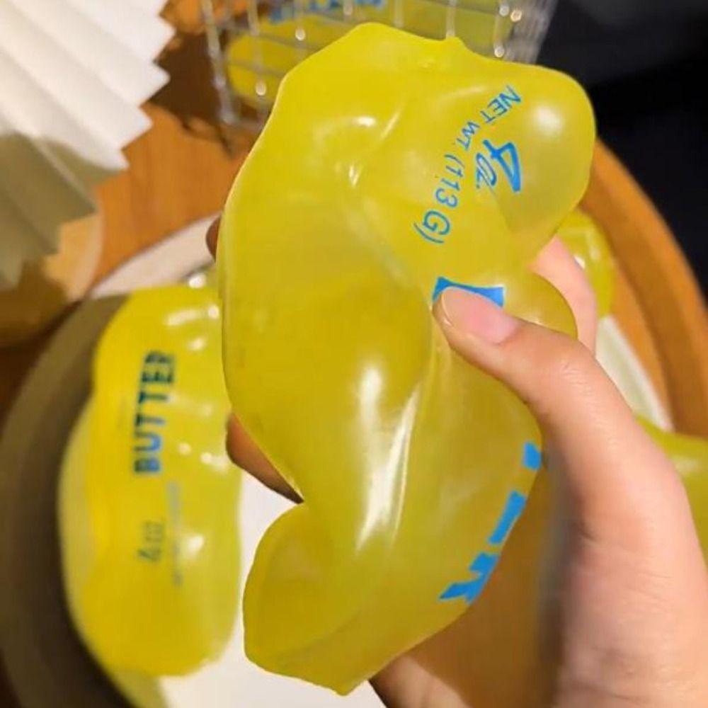 Plasticity Butter Stick Squeezing Toy Non Rebound Butter Stick Squishy Toy  Office Desk Toy
