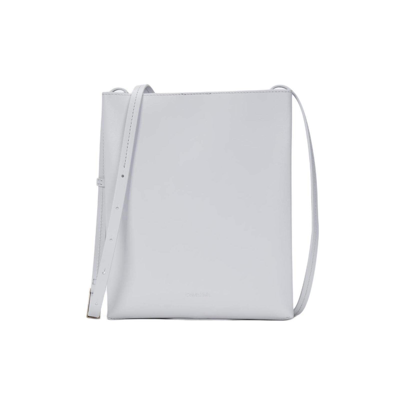 

Calvin Klein Line Embossed Logo Leather Shoulder Crossbody Bag Women bags Arctic-Ice-Grey DH3772-CAY Arctic Ice Gray