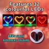 Progetto di Saldatura LED a Forma di Cuore per Principianti Studenti LED RGB Kit Elettronico Fai-da-te Regalo di San Valentino per il Tuo Amore