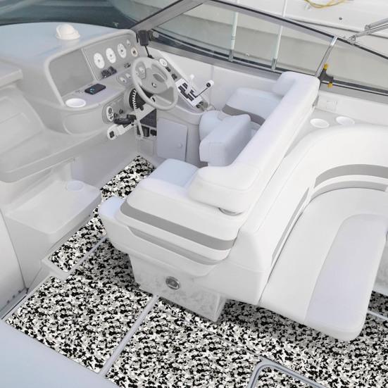 Foam Boat Flooring 95"/47"x12" Non-Slip Surfboard Traction Pad Grip Mat