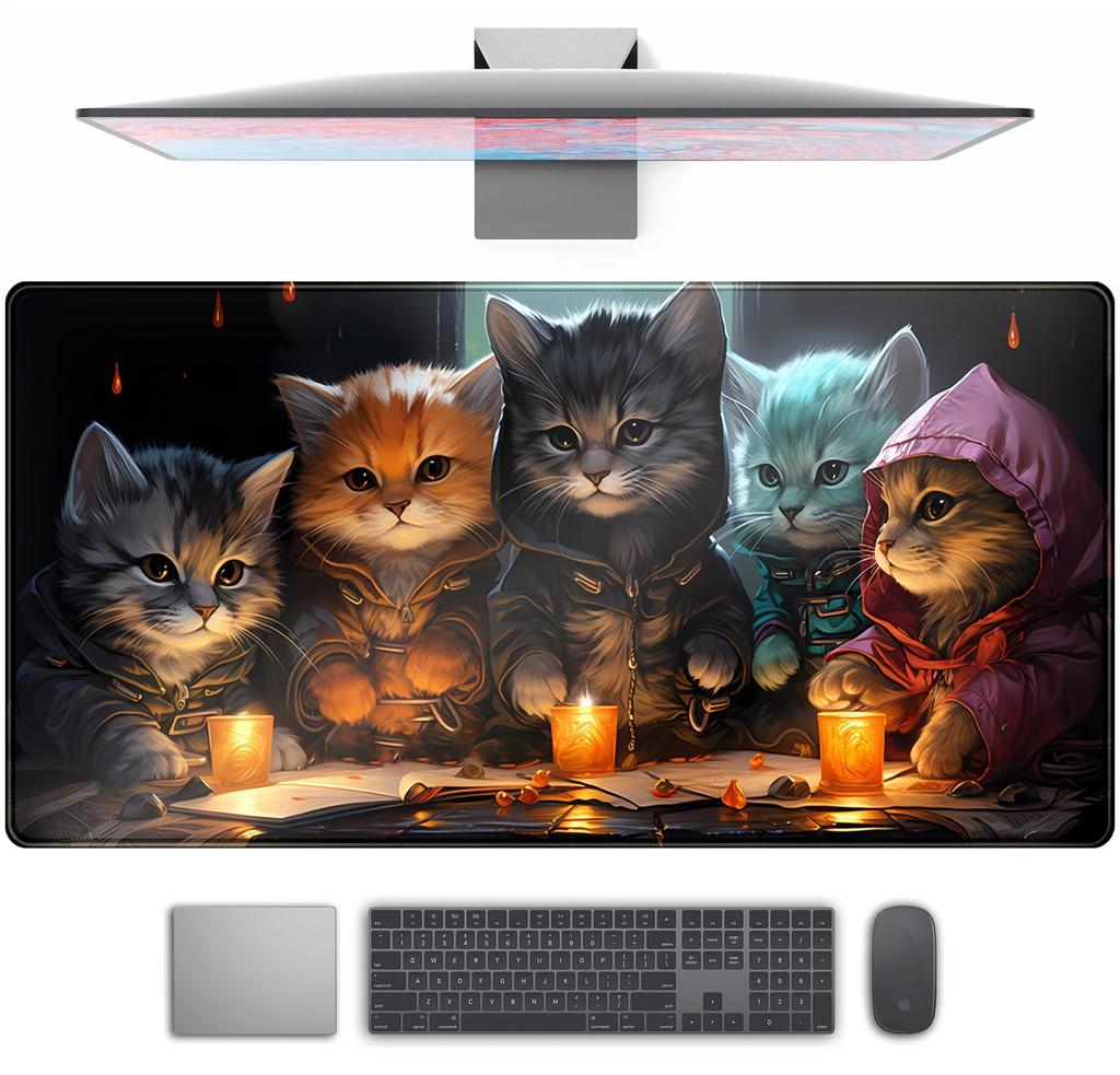 Anime Koi Lotus Gaming-Maus Padoriental Roter Karpfen Blattdruck Glatter Rand Rutschfeste Matte Für Gamer Büro Zuhause Drahtlose Maus Verwendung