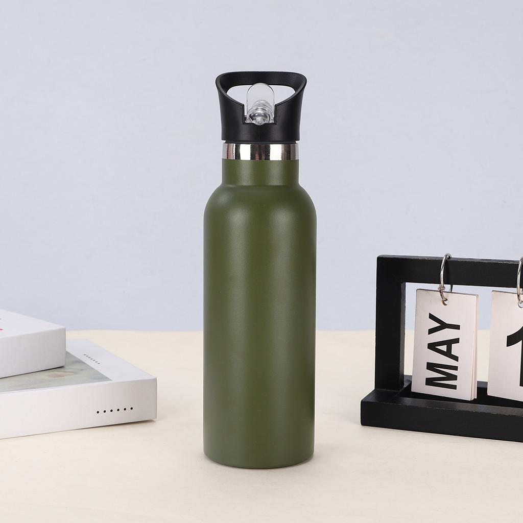 304 Stainless Steel Meidakou Sports Kettle Double-Layer Vacuum Thermos Cup Outdoor Portable Water Cup With Handle