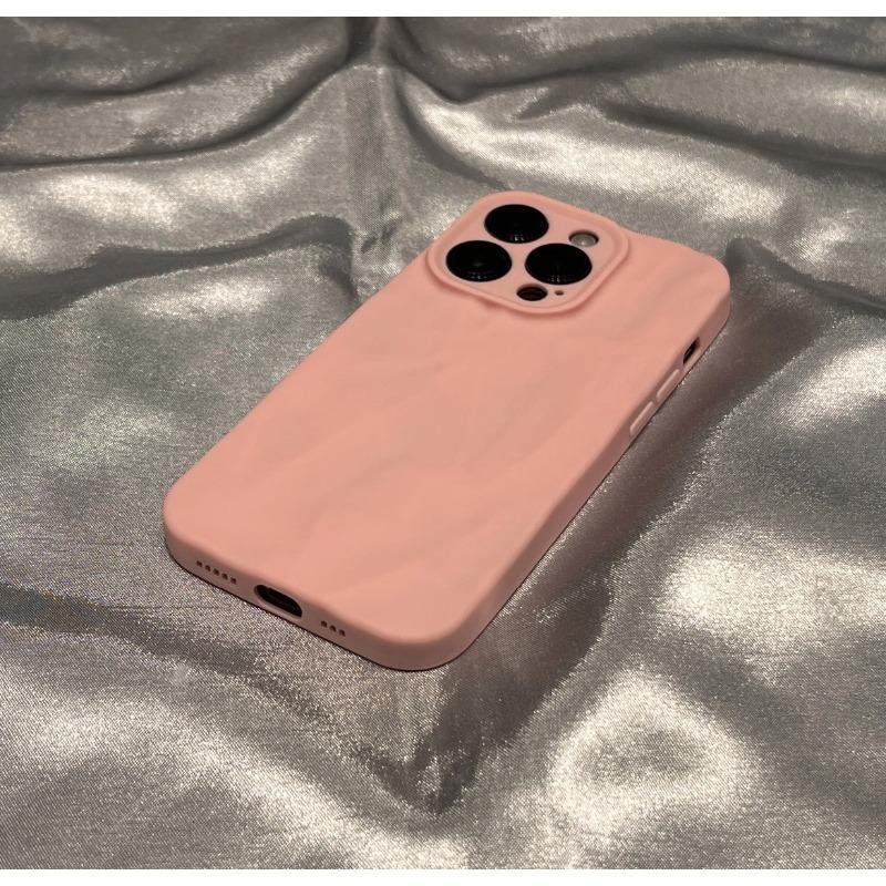 

Матовый плиссированный чехол Ins Wind, подходящий для чехла для телефона iPhone 15 Apple 14promax, усовершенствованный однотонный защитный чехол Apple 15Plus