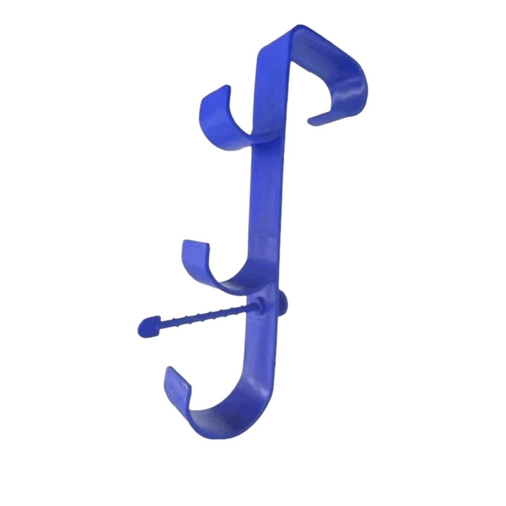Adjustable Pool Pole Bracket Clothing Hanging Multi-functional Telescopic Pole Hanger Plastic Universal Hook Pool Tool Storage