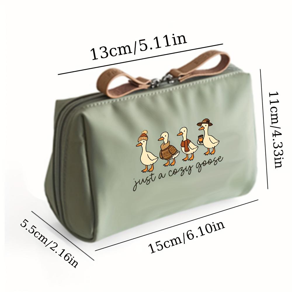 1pc Multifunctional Storage Pouch, Polyester Material Multi-Pocket Design Organizer, Compact Lipstick Pouch, Travel Organizer