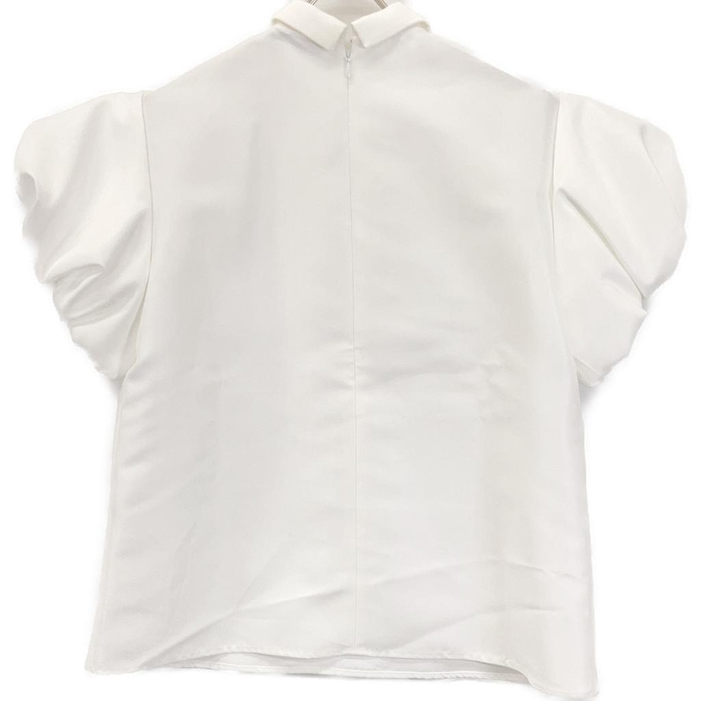 YOKOCHAN YCB-124-421 24 Year Old White Volume Sleeve Point Color Blouse tops F whiteUsed