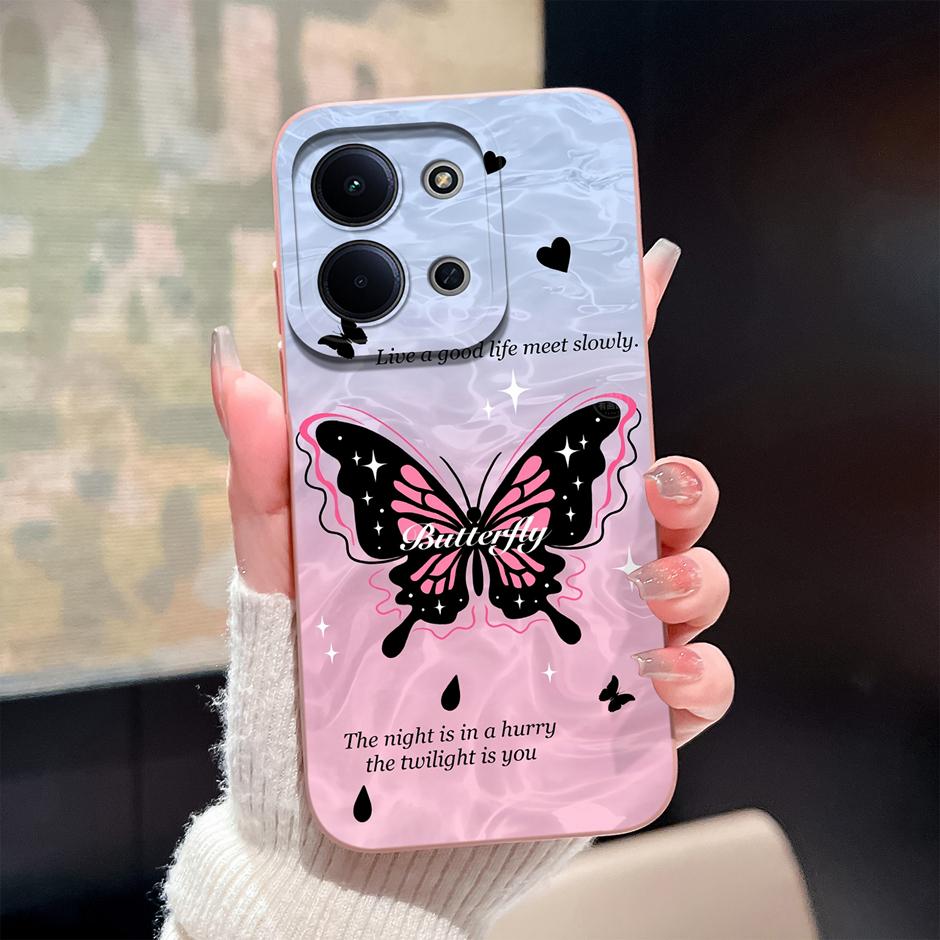 Case For Xiaomi Redmi 15C 14C 13C 12C Brilliant Flower Mountain Shockproof Protective Fashion Cover For Redmi15C Redmi14c Coque