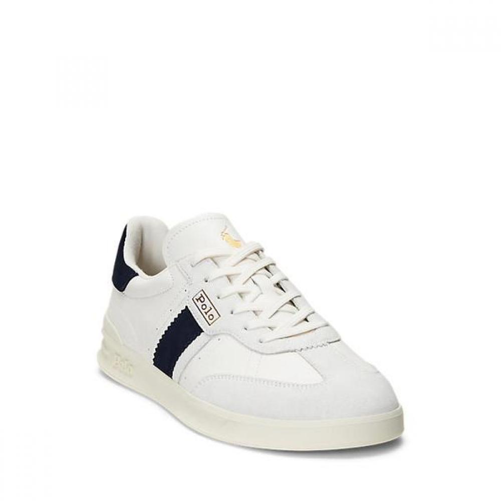 Ralph Lauren Aera Leather Suede Sneakers Mapsftw0ct20497100