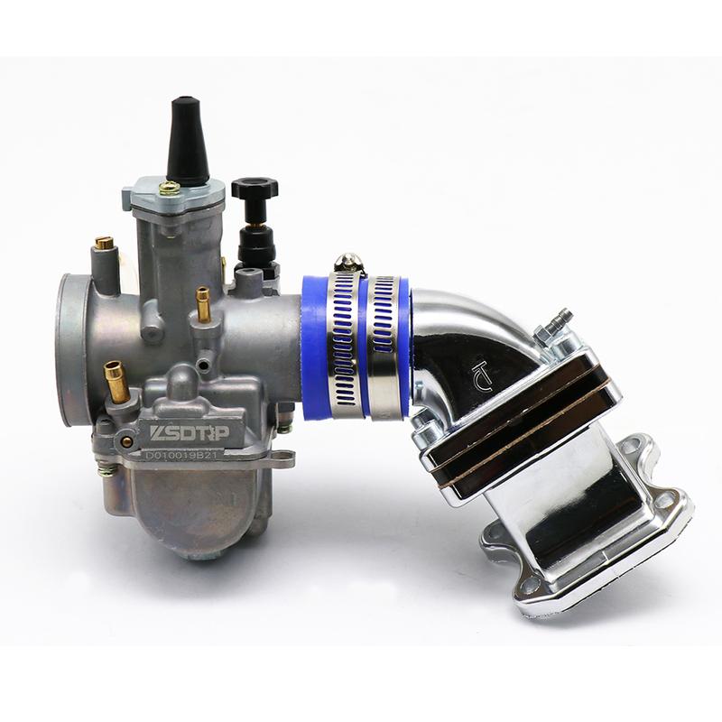 ZSDTRP Dio50 AF18/28/27 50ccm Hochleistungs-Rennansaugkrümmer Einlassrohr für CX/ZX/SE/SK/SA50