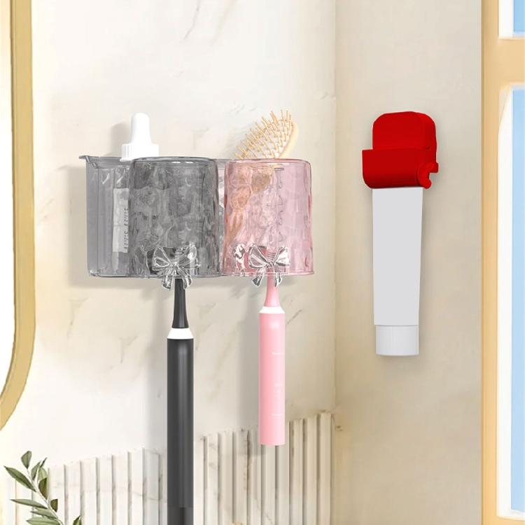 User Friendly Rotating Toothpaste Dispenser Lazy Squeezes Toothpaste Clip for Ages to Maintain Tidy Bathroom