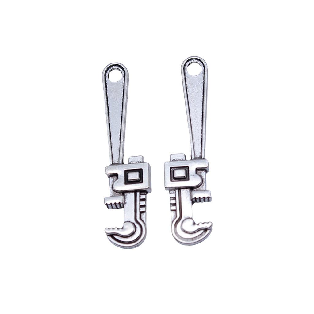 Hammer Charms Multi Color Alloy Pendants For Tool & Construction Themed Jewelry