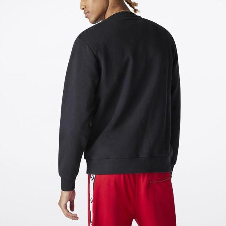 Converse Sweatshirts Men's Black Crew Neck Moderate Regular 10008816-A01