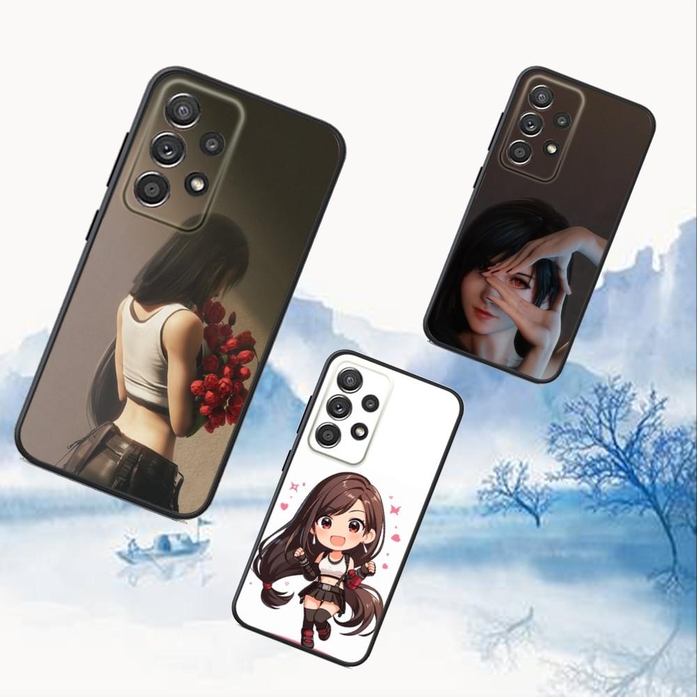 Game T-Tifa L-Lockhart Phone Case For Samsung S25,S24,S21,S22,S23,S30,Ultra,S20,Plus,Fe,Lite,Note,10,9,5G Black Cover