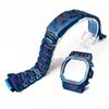 Kit de Modification de Boîtier Camouflage en Alliage de Titane DW5600 pour G-SHOCK Casio DW-5600 GWM5610 GMW-B5000 Bracelet Métal Titane Intégral Mise à Niveau