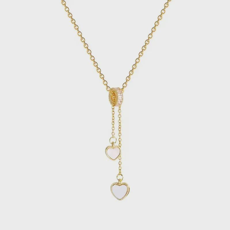 Elegant Titanium Steel Necklace: Trendy Fairy Design, Lightweight Luxury Pendant, Unique High-End Clavicle Chain for Women