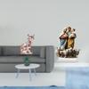 Acrylic Cat Animal Sculpture Unique Tabletop Ornament Art Craft Figurine for Holiday Home Decor