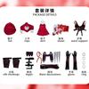 Psylocke Cosplay Costume Spirit Butterfly Red Ghost Hunter Uniform Halloween Carnival Party Christmas Play Role Clothes Clothing
